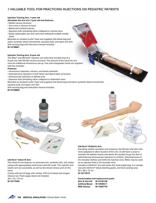 Xynetic Injection 3B Scientific Medical Catalog English - Page 130-131