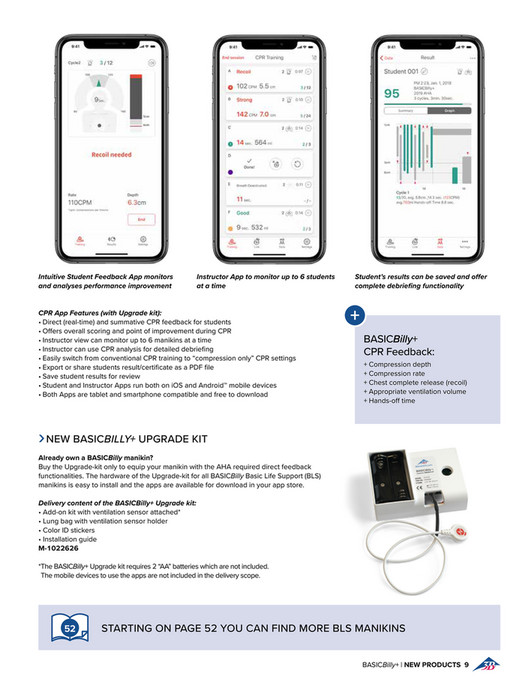Cpr Instructor App 3B Scientific Medical Catalog English - Page 6-7