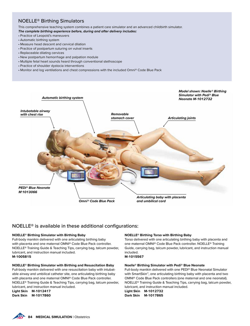 Advanced Childbirth Simulation Training Kit - Comprehensive Labor Delivery  Module