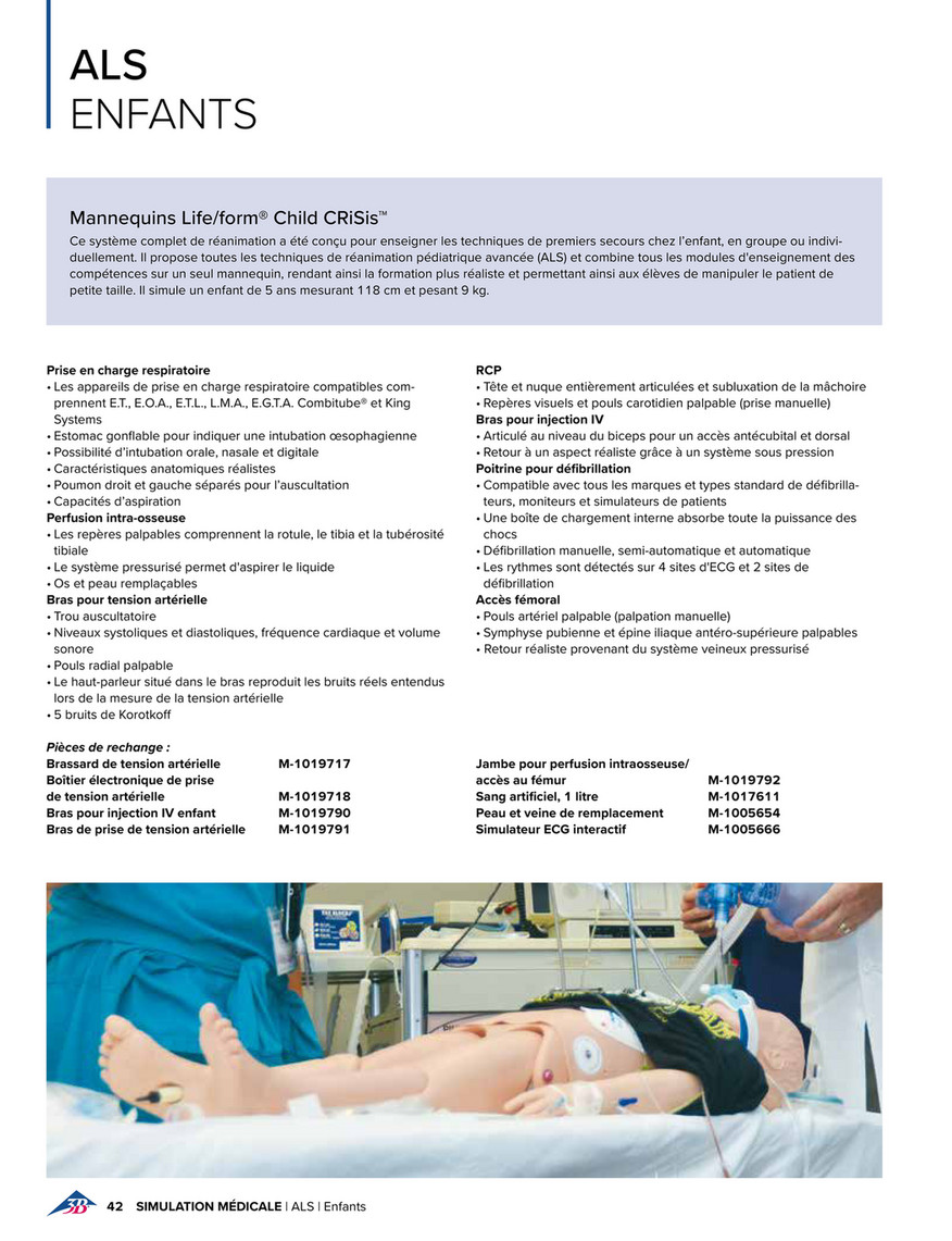 Brassard de tension artérielle pour mannequin de soins - 1019717 -  Life/form - LF01073U - Options - 3B Scientific