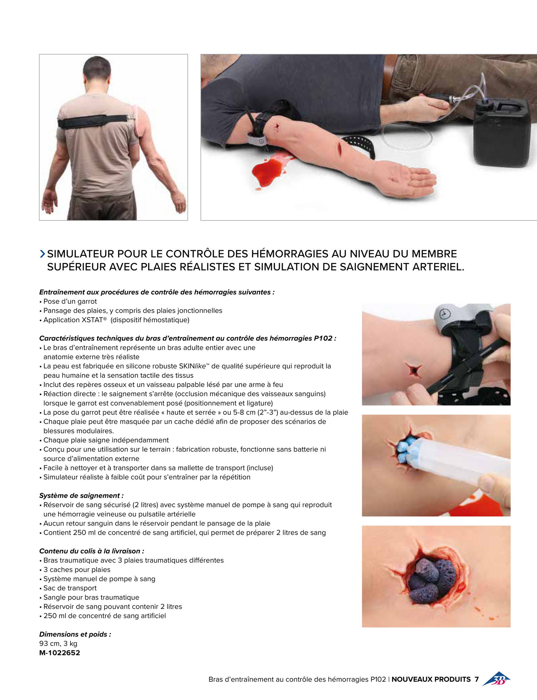 Brassard de tension artérielle pour mannequin de soins - 1019717 -  Life/form - LF01073U - Options - 3B Scientific