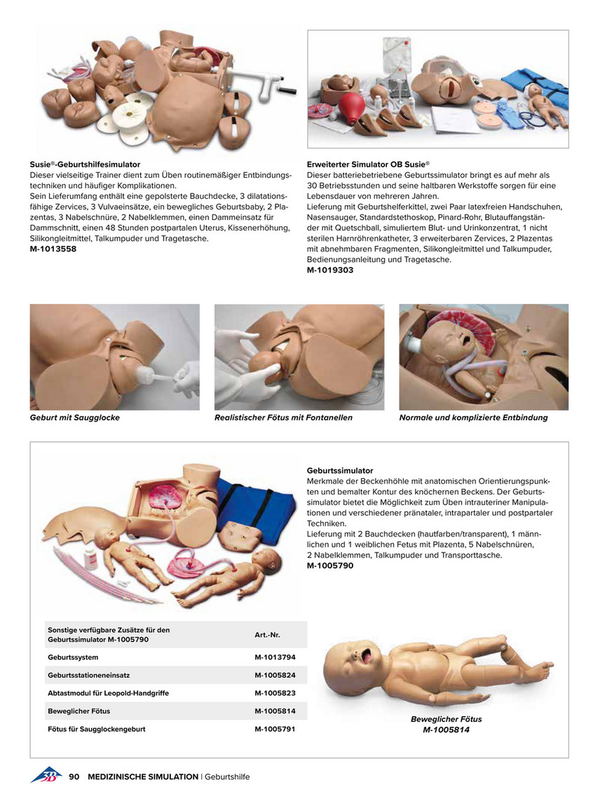 Advanced Childbirth Simulation Training Kit - Comprehensive Labor Delivery  Module